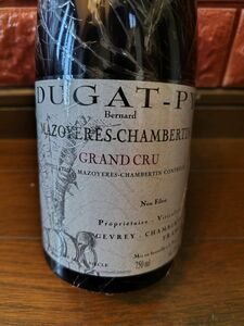 ベルナール・デュガ・ピィ マゾワイエール・シャンベルタン グラン・クリュ 2011年 Bernard Dugat Py Mazoyres Chambertin 2011年