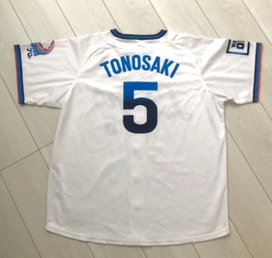 西武 ライオンズ 外崎 修汰 ユニフォーム 70周年 背番号 5 Majestic 製 JERSEY 限定 SEIBU LIONS プロ 野球 NPB 好きに も TONOSAKI