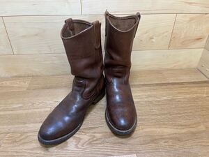 ◇レッドウィング エンジニアブーツ 9B694 カップ入り 茶系 RED WING USEDジャンクにて◆送料込◆