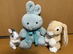 ウサギのぬいぐるみセット（3点）