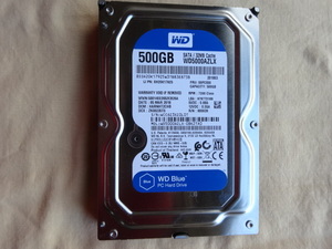 Western Digital 500MB SATA 3.5インチ　WD5000AZLX-08K2TA0 　HDD