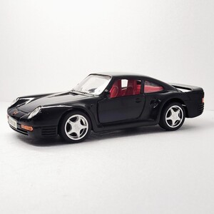 ドア開閉 1/24 ポルシェ 959 スーパーカー 昭和 名車 旧車 ビンテージ ドイツ車 4WD GTカー PORSCHE 黒 ドア開閉 SS スポーツ 1円〜 111739