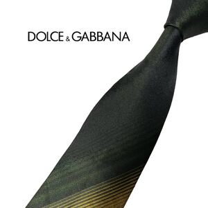 DOLBE＆GABBANA ネクタイ レジメンタル柄 ストライプ柄 ドルチェ＆ガッパーナ USED 中古 m767