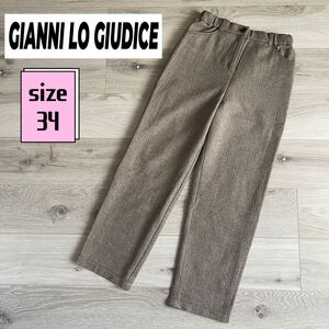 GIANNI LO GIUDICE スラックス 34 レディース　パンツ　日本製　裏地付き