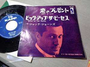 ジャック・ジョーンズ/恋のプレゼント,ピック・アップ・ザ・ピーセス(JAPAN/KAPP:KR-1135 MONO 45RPM 7 EP/JACK JONES,GIFT OF LOVE