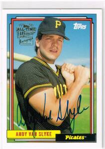 MLB 2004 Topps All-Time Fan Favorites Archives Autograph #FFA-AV Andy Van Sｌｙｋｅ Auto トップス 直筆サイン アンディ バンスライク