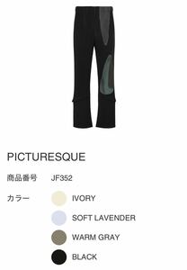 HOMME PLISSE PICTURESQUE パンツ　ブラック　サイズ3 オムプリッセ　イッセイミヤケ　homme plisse