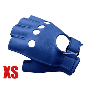 CHURCHILL GLOVE FINGERLESS OT ELECTRIC BLUE XS/チャーチルグローブフィンガーレス青ブルー鹿革本革春用春夏用サマーグローブレディース