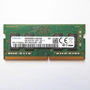 SAMSUNG M471A5244CB0-CRC PC4-2400T-SC0-11 4GB メモリ ノートPC ノートパソコン