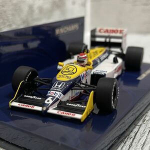 1円スタートMINICHAMPS 1/43 WILLIAMS HONDA FW11B No.6 #6 N.PIQUET 1987 ミニチャンプス ウィリアムズ ホンダ N.ピケ チャンピオン 絶版