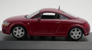 【初代ウイングレス】Ж ミニチャンプス 1/43 アウディ TT クーペ 8N 1998 赤 Ж PMA MINICHAMPS Audi TT Coupe 8N 1998 Red Ж Quattro