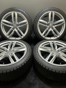 245/40 315/35 R19 DUNLOP/WINTER MAXX WM02 19年/20年製 アウディ R8 純正 19インチ 8.5/11J ＋42/50 112 5H スタッドレス 4本 (1-F378)