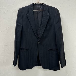 【中古】エンポリオアルマーニ ストライプ ジャケット 薄手 メンズ アウター ネイビー