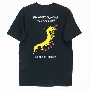 WTAPS ダブルタップス 17SS DRAGON TEE.SS 171PCDT-ST08S ドラゴン Tシャツ ショートスリーブ ブラック 半袖 カットソー Apz