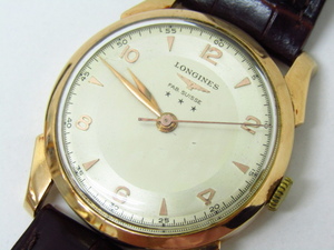 LONGINES ロンジン 18K 手巻き 腕時計 アンティーク ▼AC23815