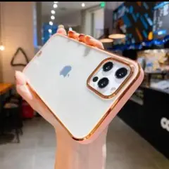 iPhone13Promax ケース オシャレ インスタ映え 背面クリア 韓国