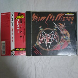 93年発売盤★国内盤★帯付★スレイヤー★ショウ・ノー・マーシー★SLAYER★SHOW NO MERCY PHCR-4111 #SODOM #KREATOR # EXODUS