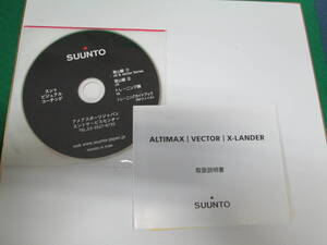 スント アルティマックス ベクター ヴェクター Xランダー 説明書 CDロム SUUNTO ALTIMAX VECTOR X-LANDER 登山 トレーニング