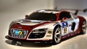 【美品】ミニッツAWD MA-020VE Audi R8 LMS Phoenix Racing NBR 2010