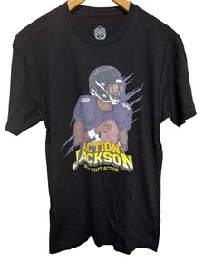 アメリカンフットボール　NFLボルチモア・レイブンズラマー ジャクソンのTシャツ