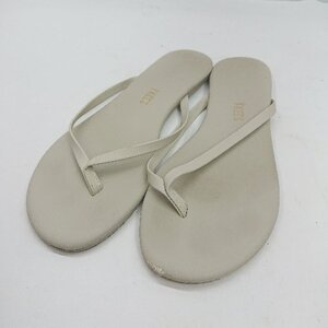 ◇ ◎ TKEES ティキーズ サンダル サイズEUR38 グレー レディース E