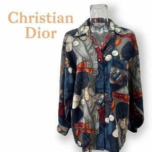 クリスチャンディオール＊極稀デザイン薄手 シャツ＊Christian Dior
