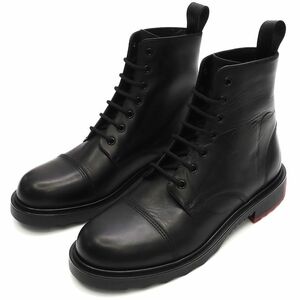 F04145 未使用品 VALENTINO GARAVANI/レザーブーツ 【サイズ：42】 ブラック ヴァレンティノ ガラヴァーニ 