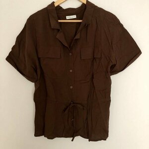 earth music&ecology FREE アースミュージックアンドエコロジー シャツ、ブラウス 半袖 Shirt Blouse 茶 / ブラウン / 10005965