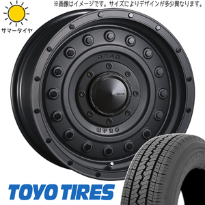 195/80R15 サマータイヤホイールセット ジムニーシエラ JB74 (TOYO V02E & DEAN Colorado 5穴 139.7)