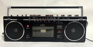 【R127】SANYO/サンヨー/MR-U4/レトロ/ラジカセ/FM/AMステレオラジオ/カセット/三洋電機/昭和レトロ/通電確認済み