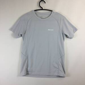 マーモット Marmot 半袖速乾Tシャツ 薄いグレー レディースLサイズ TOWNJA50