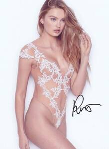 Romee Strijd★直筆サイン写真★証明書COA◆6917