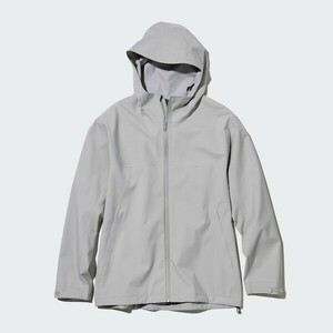 美品 UNIQLO ブロックテックパーカー Sサイズ グレー 防水 撥水