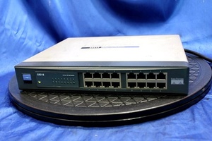 LINKSYS　/Cisco SR216 16-port 10/100 Rack Mountable Switch　在197Y