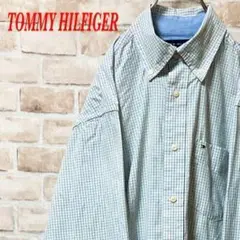 【希少】TOMMY HILFIGER トミーヒルフィガー　BDシャツ　長袖　刺繍