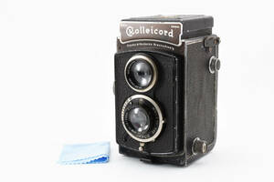 【良品】Rolleicord II Type 1 TLR Camera / 7.5cm f3.5 Lens *1936-37* #110