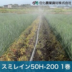 住化農業資材 灌水チューブ スミレイン50H-200 WB3643 100M×1巻 露地向け 潅水 散水 散水幅20M 農業用