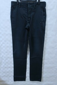 ab0205/THE EDITOR USED加工ストレッチチノパンツ エディター 