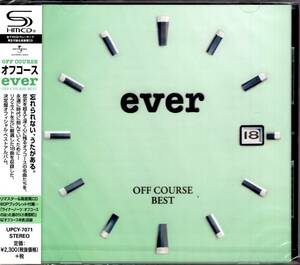 オフコース /OFF COURSE BEST ”ever”/伝説のグループがリマスター+高音質SHM-CD+60Ｐブックレットで鮮やかに甦る！全18曲！未開封品！ 