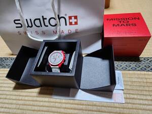 国内正規品　新品　OMEGA SWATCH Mars BIOCERAMIC MOONSWATCH　オメガ　スウォッチ　Speedmaster マーズ　スピードマスター　アラスカ