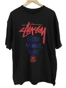 人気【美品】STUSSY ステューシー Tシャツ 半袖 シャツsize XXL ブラック・レッド・ブルー