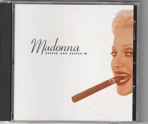 美品　MADONNA　マドンナ　Deeper And Deeper EP　オーストラリア盤 マキシCDシングル　：　Sire 9362452882