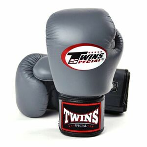 新品 Twins ツインズ 本革性 レザー グローブ BGVL3 グレー 12oz ムエイタイ ボクシング キックボクシング MMA 格闘技 Gloves