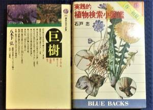 【初版第一刷含●自然観察２冊】　巨樹　実践的植物検索小図鑑１（春～初夏）