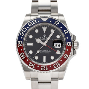 ロレックス ROLEX GMTマスターII 126710BLRO ブラック/ドット文字盤 中古 腕時計 メンズ