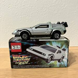 タカラ トミー トミカ USJ 限定 デロリアン BACK TO THE FUTURE THE RIDE / 初回特別カラー スパイカー C8 ラヴィオレット SWB セット 美品