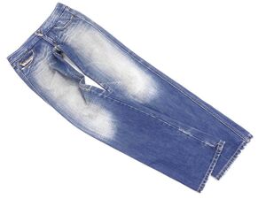 DIESEL ディーゼル USED加工 デニムパンツ size25/青 ■■ ☆ eda2 レディース