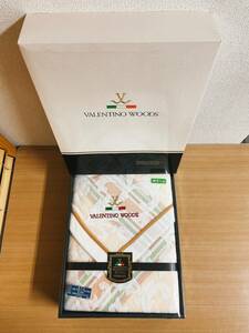 【VALENTINO WOODSバレンチノ 綿毛布】140㎝×200㎝/外箱入/寝具/A512-255