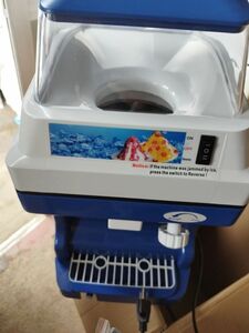 電動式かき氷機 かき氷器 かき氷機 製氷機 5KG/5L大容量 氷粉砕機 電動 業務用 家庭用 氷粗さ調節 ステンレス/アルミ かき氷メーカー