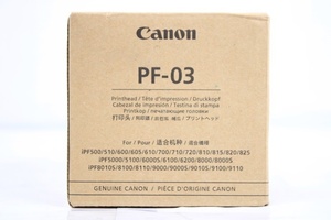 未使用 CANON 純正 プリントヘッド PF-03 キャノン IT2LFW8BA6F1-YR-L28-byebye